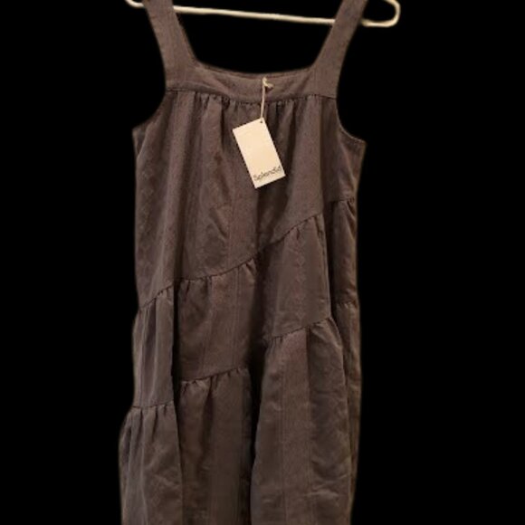 NWT Splendid Collection Women's Aubrey Mini Dress Color Oyester (gray) Size S - Picture 1 of 5